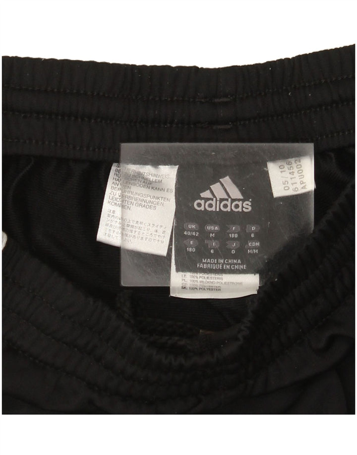 Calça de treino feminina Adidas Joggers UK 40/42 poliéster preto médio