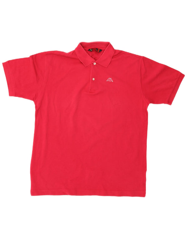 Camisa polo masculina KAPPA XL algodão rosa