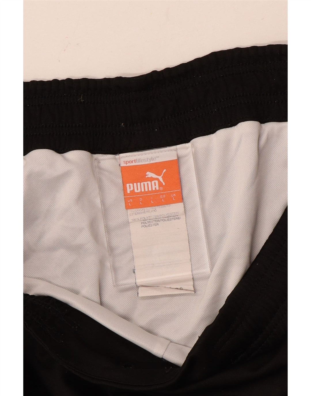 Puma Mens BVB Dortmund Graphic Sport Shorts Grande Poliéster Preto