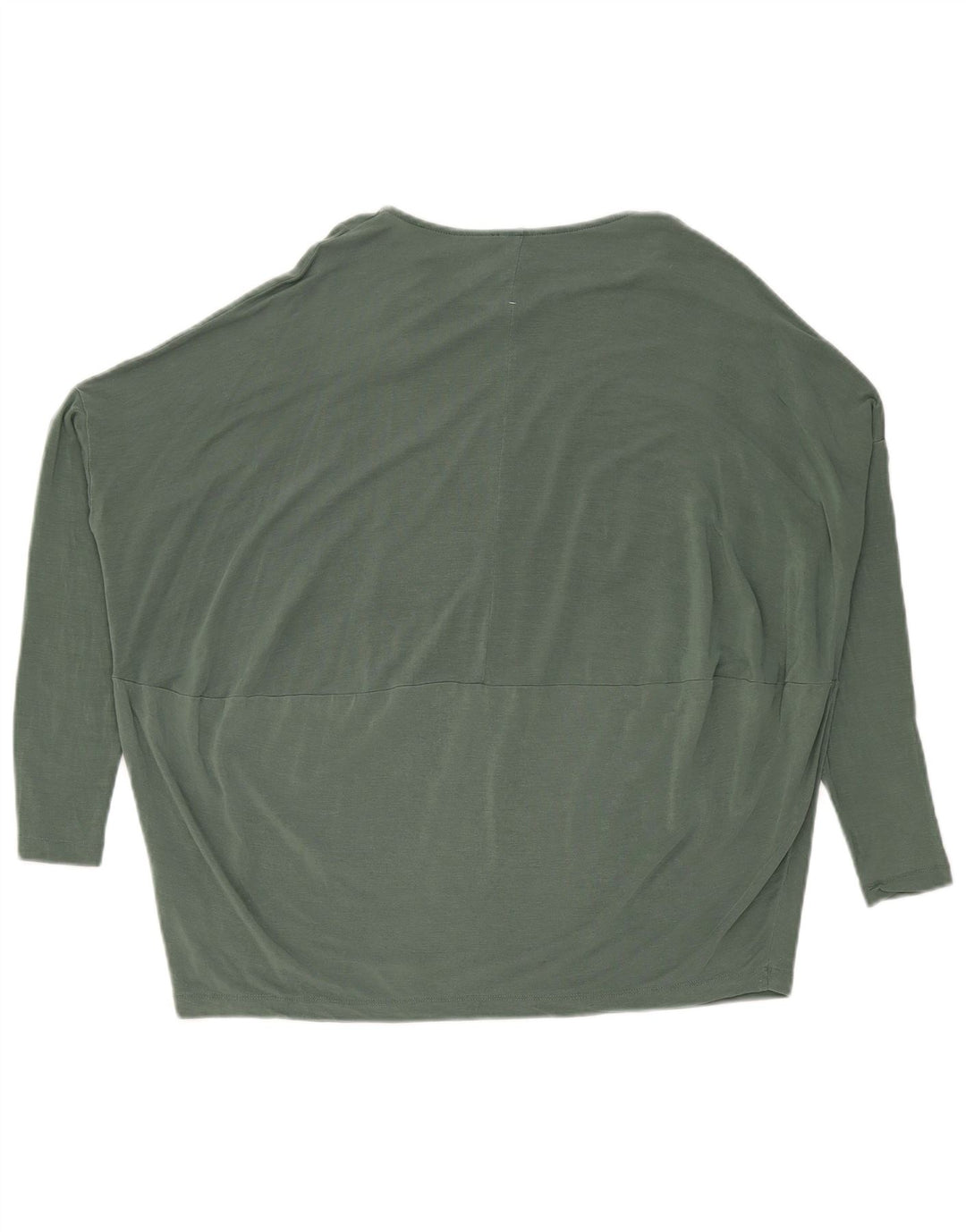 Cos Womens Oversized Top Manga Longa Reino Unido 10 Lyocell Verde Pequeno