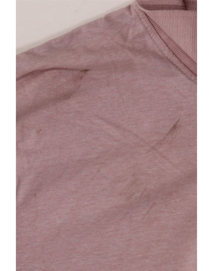 Camisa polo masculina FRENCH CONNECTION algodão rosa médio