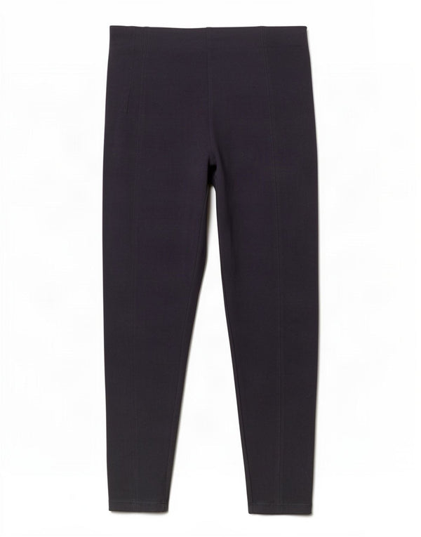 Leggings femininas Marks & Spencer UK 12 poliéster azul marinho médio