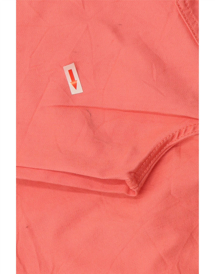 LEE Shorts feminino casual de cintura média e ajuste regular EUA 8 médio W28 algodão rosa