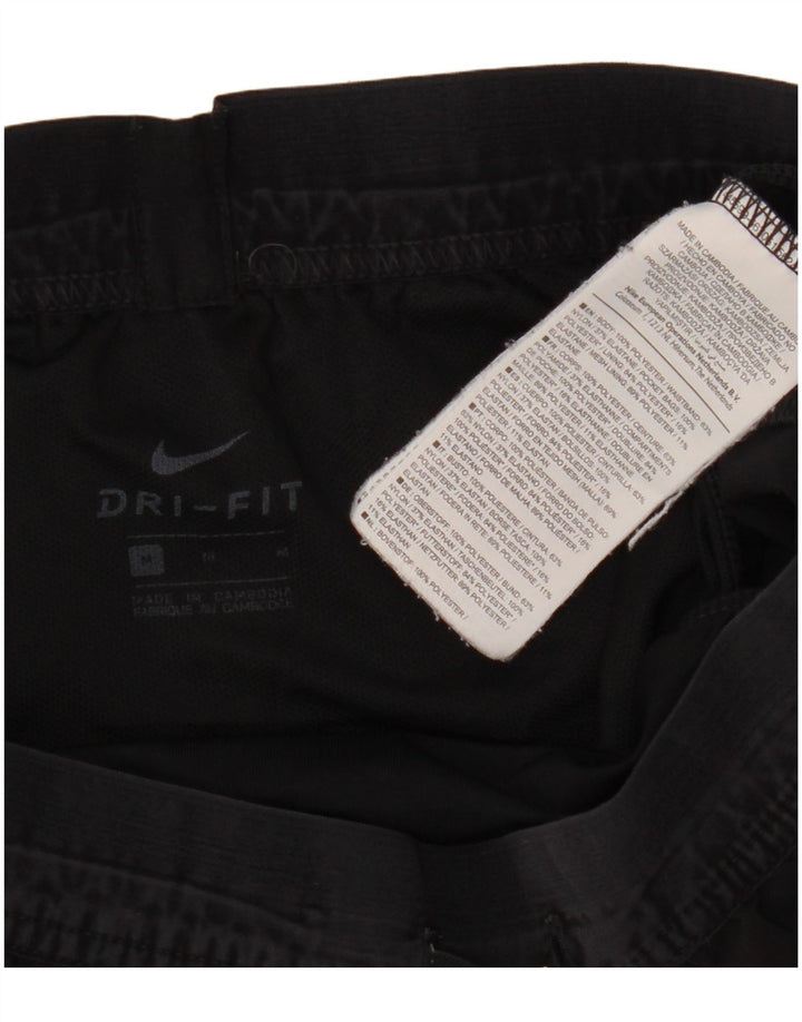 Shorts esportivos femininos NIKE Dri Fit UK 12 médio preto poliéster