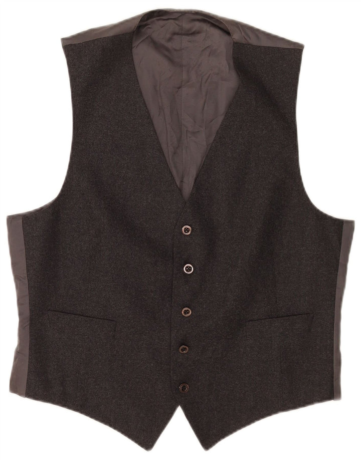 Colete Vintage Masculino Cinza Médio