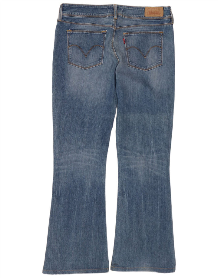 Jeans feminino LEVI'S 479 Bootcut queimado W34 L30 algodão azul