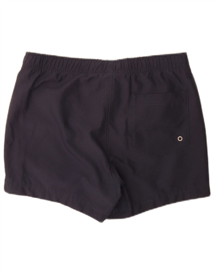 Shorts de natação masculino Champion pequeno poliéster azul marinho