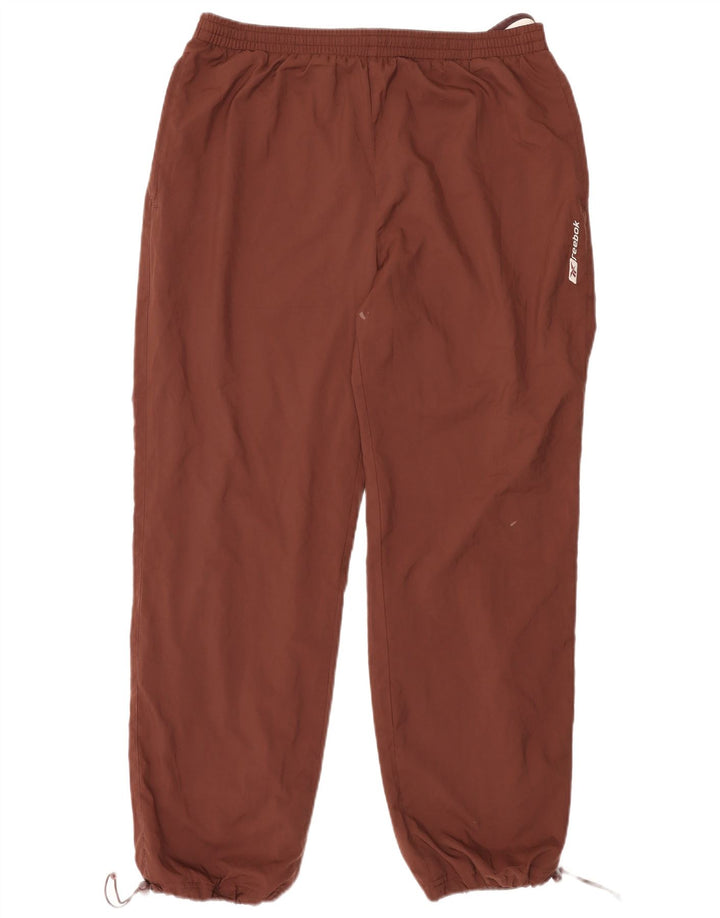 REEBOK Calça de treino masculina Joggers grande marrom