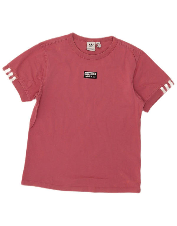 Camiseta Feminina Adidas Top UK 10 Pequena Algodão Rosa