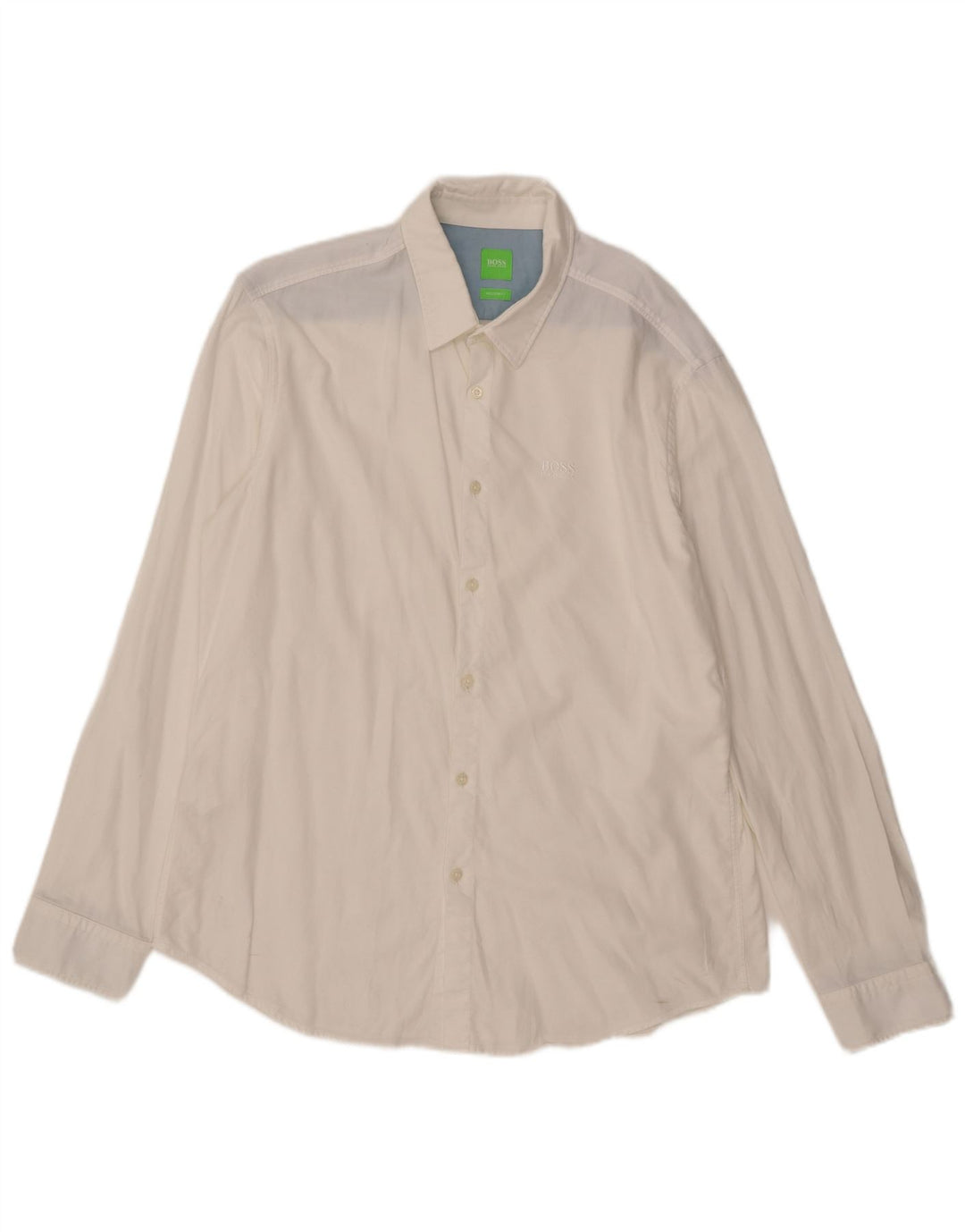 Camisa masculina Hugo Boss Modern Fit XL algodão branco