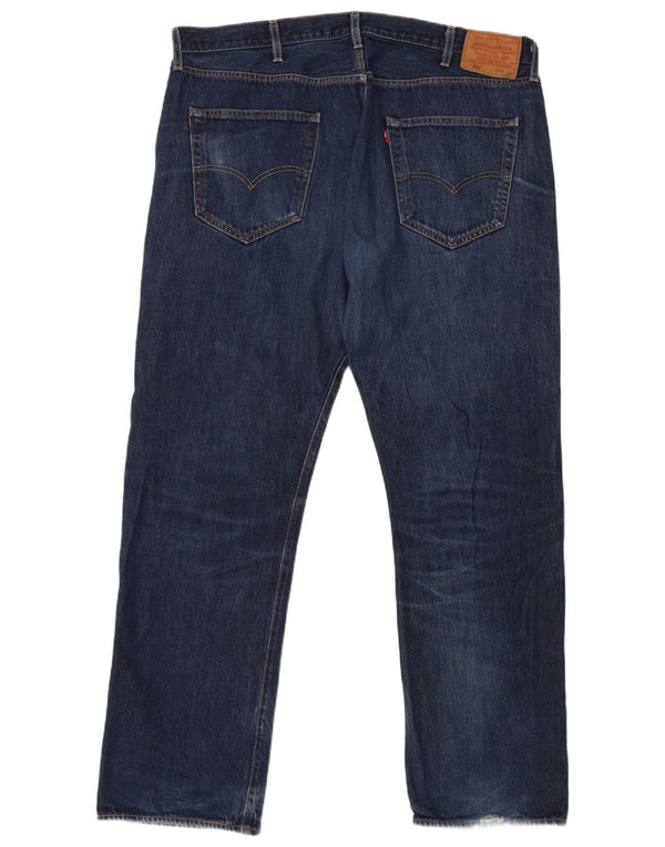 Levi's Masculino 501 Straight Jeans W40 L32 Azul Algodão