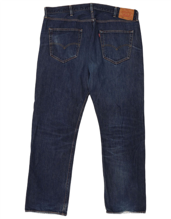 Levi's Masculino 501 Straight Jeans W40 L32 Azul Algodão
