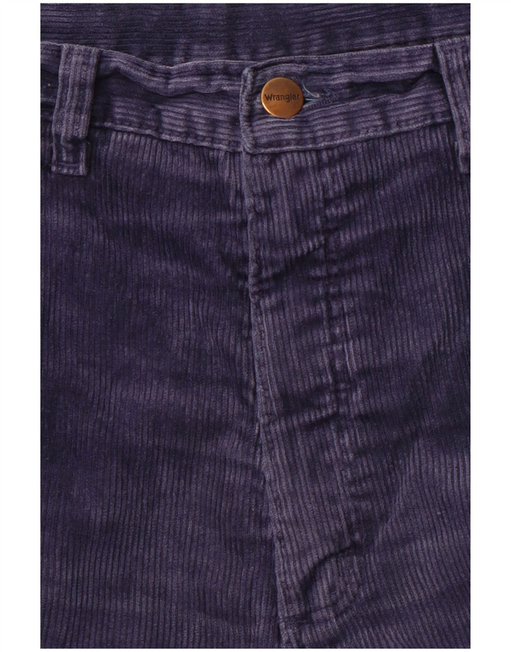 Calça masculina reta de veludo WRANGLER W32 L28 azul marinho