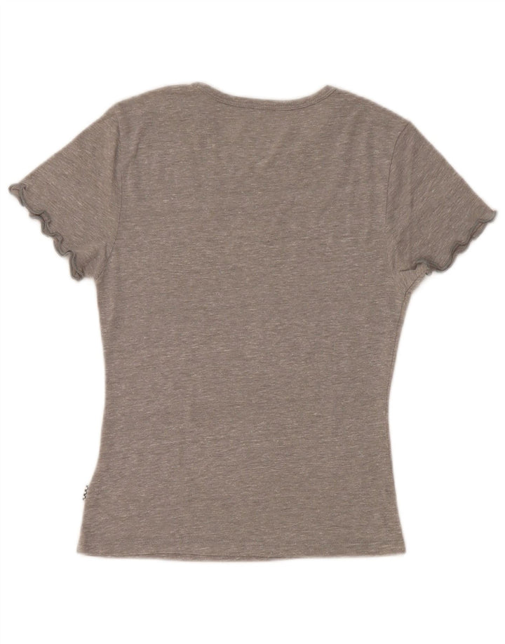 Camiseta feminina VANS UK 4 XS cinza manchada