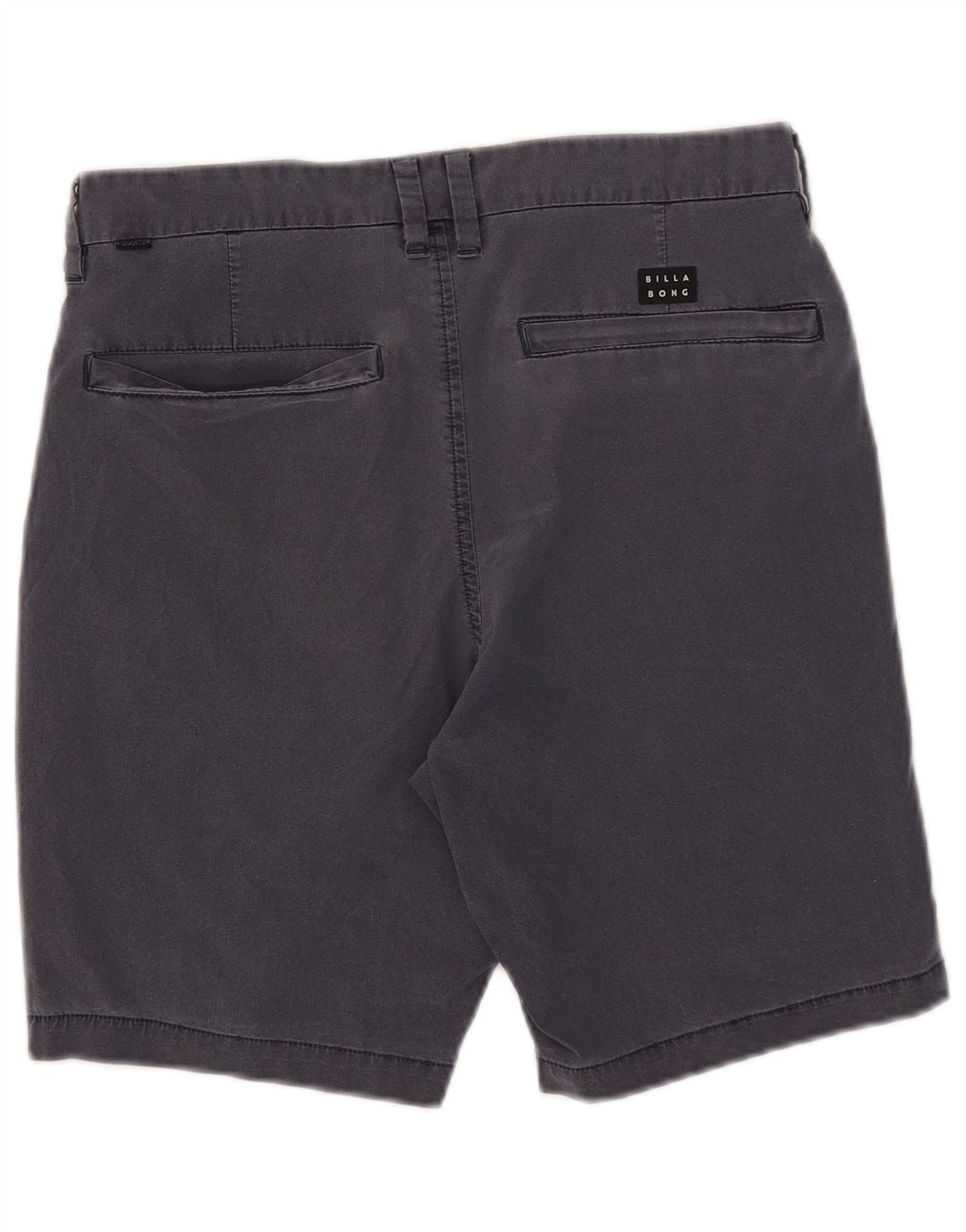 Billabong Mens Chino Shorts W30 Médio Algodão Azul Marinho