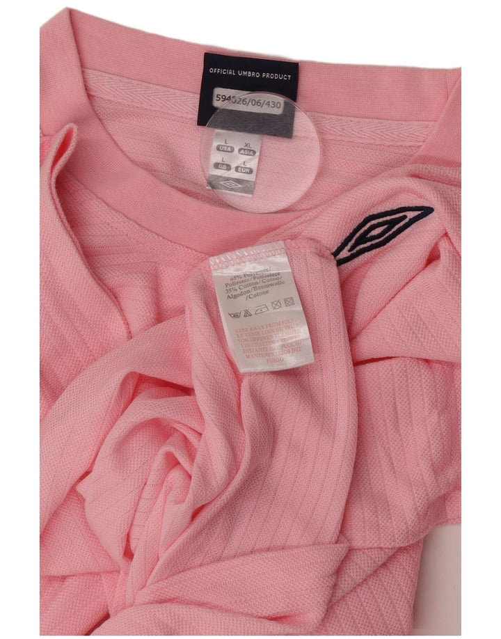 Umbro Camiseta Masculina Top Grande Poliéster Rosa
