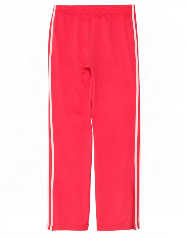 Calça de treino feminina Adidas UK 12 poliéster rosa médio