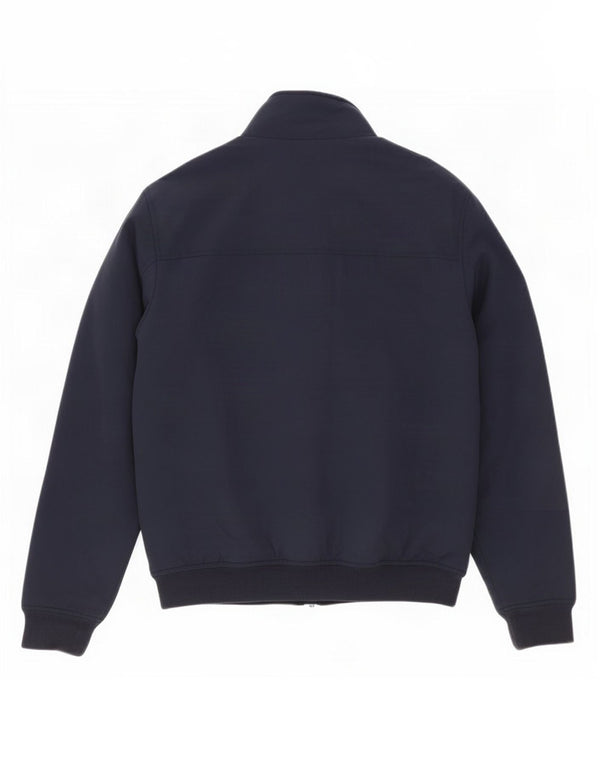 Tommy Hilfiger Mens Bomber Jacket UK 38 Médio Azul Marinho Poliamida