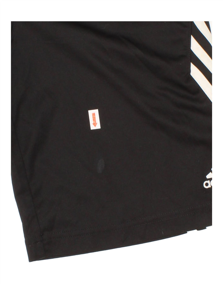 Shorts esportivos masculinos ADIDAS 7-8 anos pequeno preto colorblock poliéster