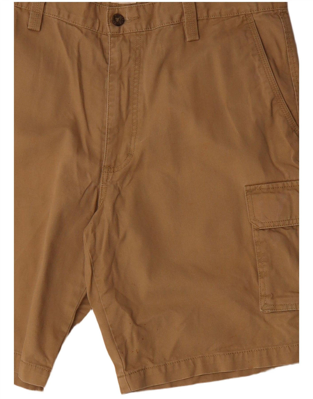 Shorts cargo masculino DOCKERS W36 grande algodão bege