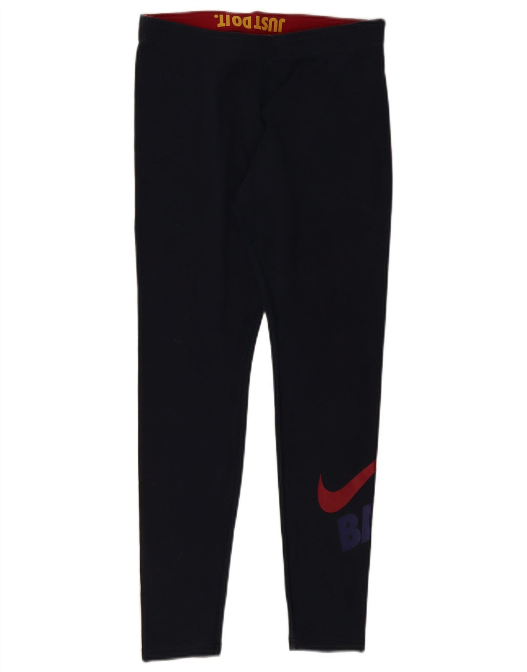 Leggings femininas Nike Graphic UK 12 médio azul marinho algodão