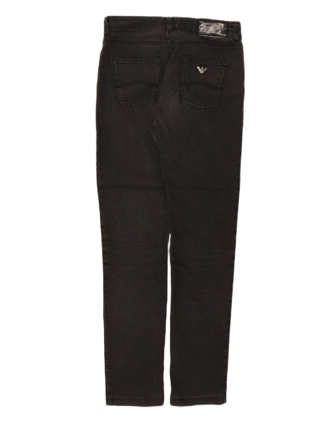 ARMANI Jeans Slim Feminino W29 L30 Algodão Preto
