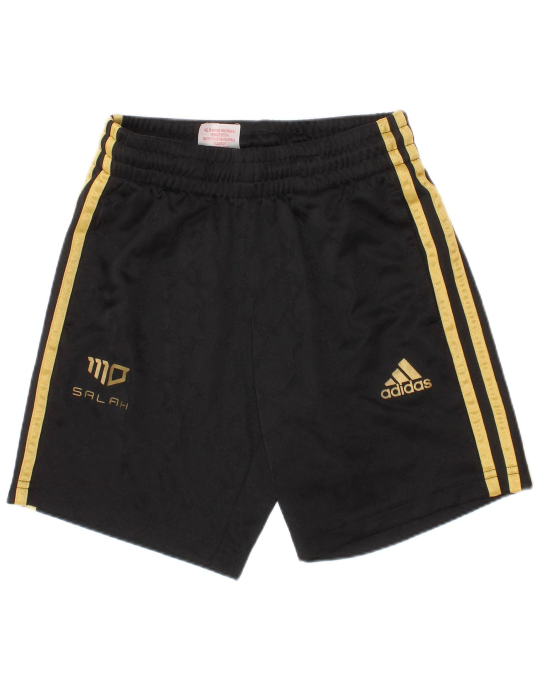 Shorts esportivos Adidas Boys Salah 7-8 anos preto poliéster