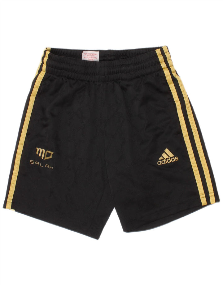 Shorts esportivos Adidas Boys Salah 7-8 anos preto poliéster