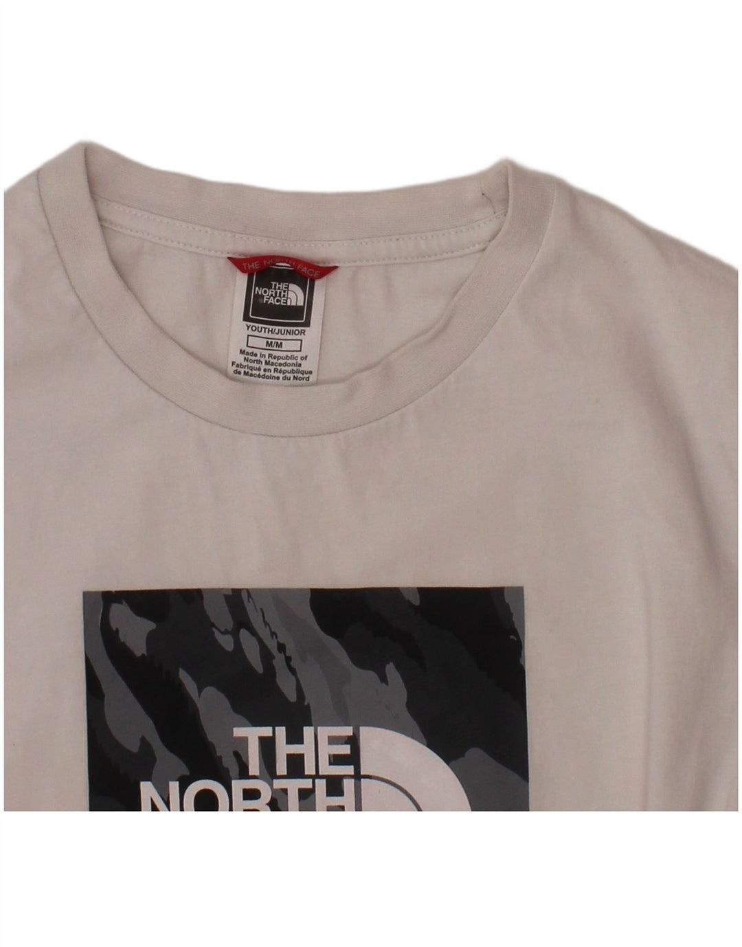 Camiseta gráfica THE NORTH FACE Boys 9-10 anos médio branco