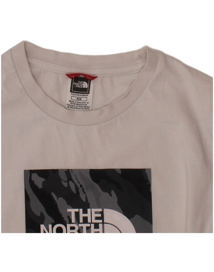 Camiseta gráfica THE NORTH FACE Boys 9-10 anos médio branco