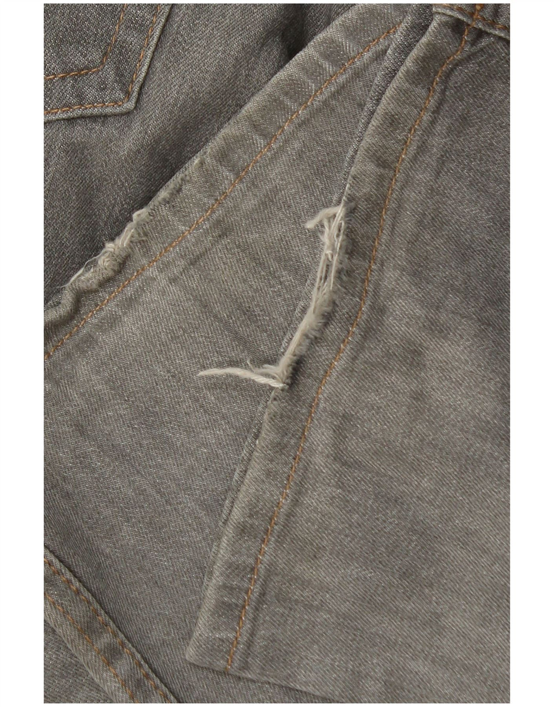 Calça jeans reta masculina Marks & Spencer Blue Harbor W34 L29 algodão cinza
