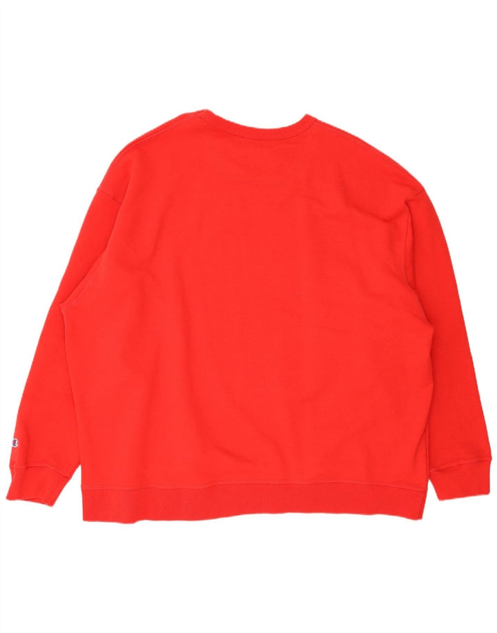 Campeão moletom masculino jumper 4XL vermelho