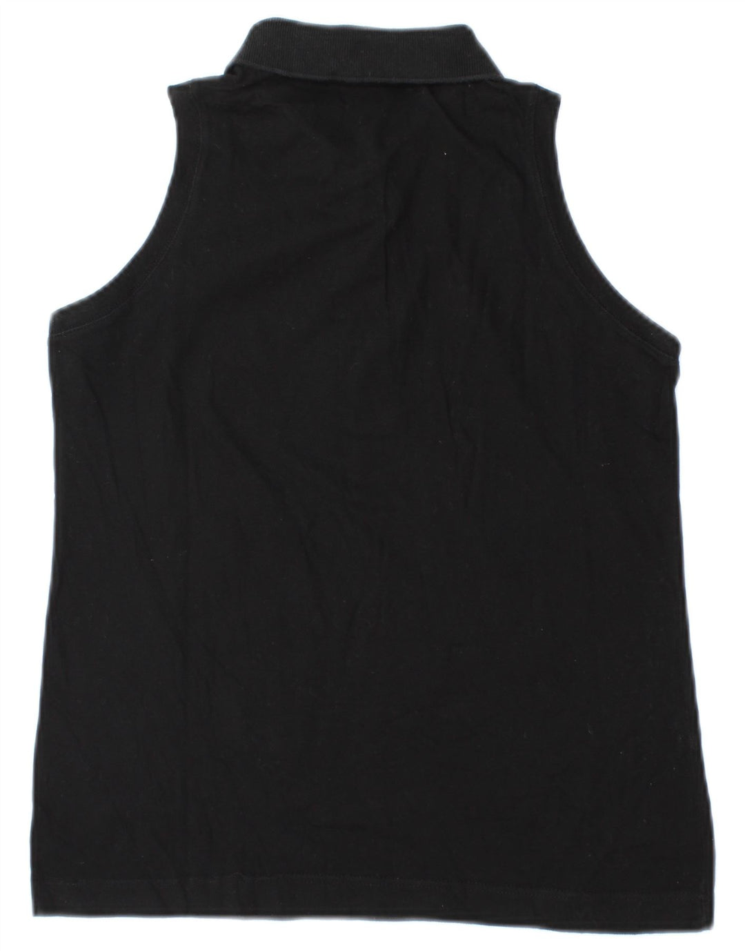 Camisa polo feminina sem mangas Sergio Tacchini Reino Unido 12 médio preto