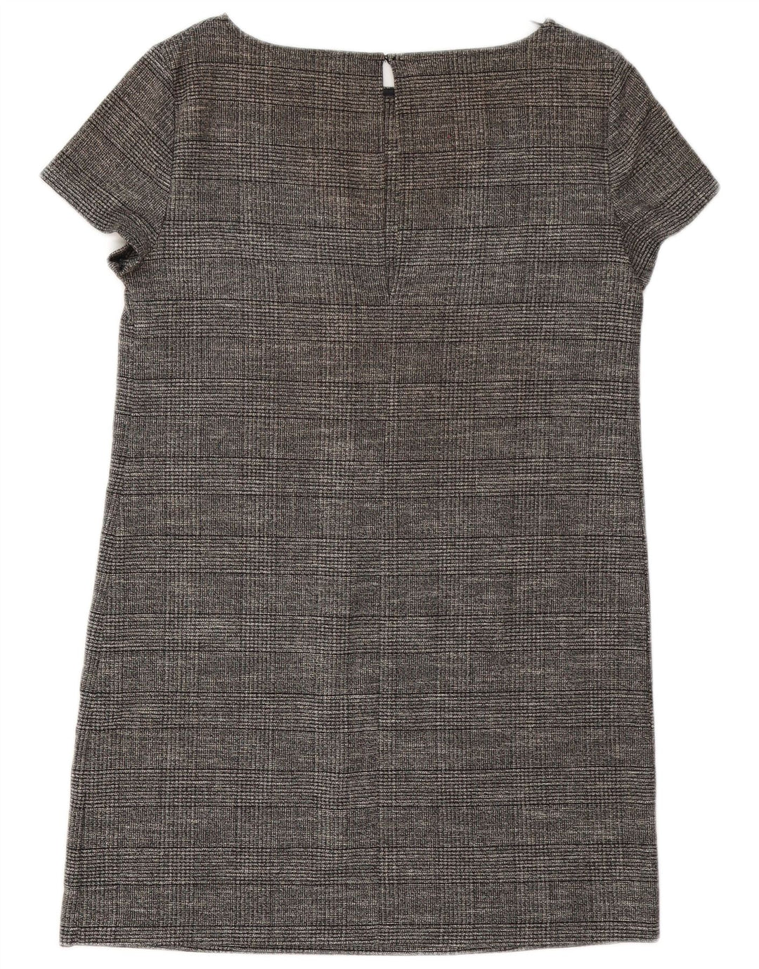 Vestido feminino Zara Shift UK 12 Viscose cinza médio