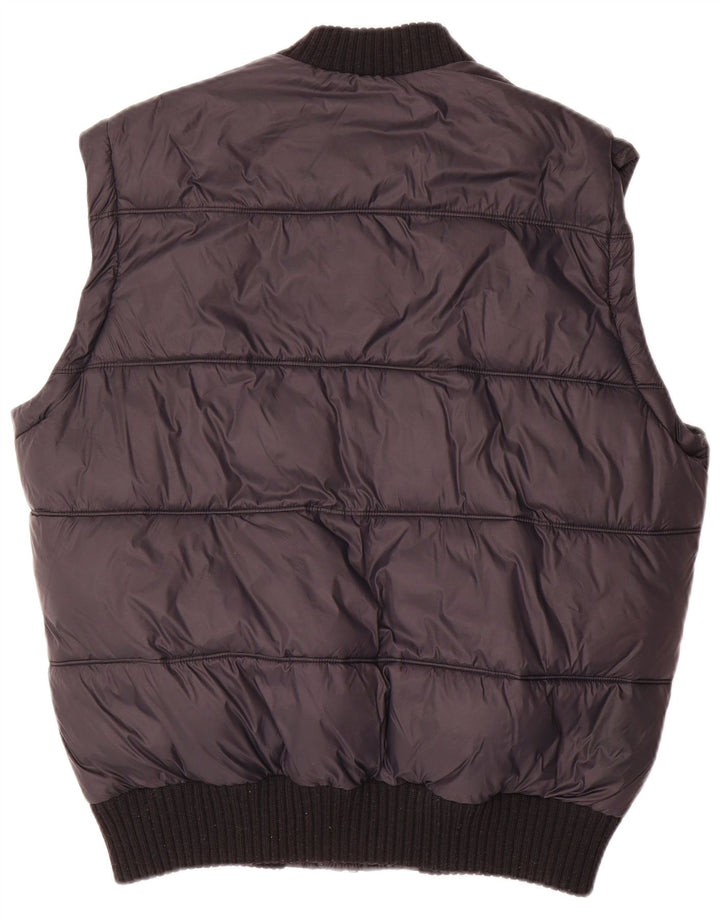 Colete acolchoado masculino Esprit UK 40 grande poliéster preto