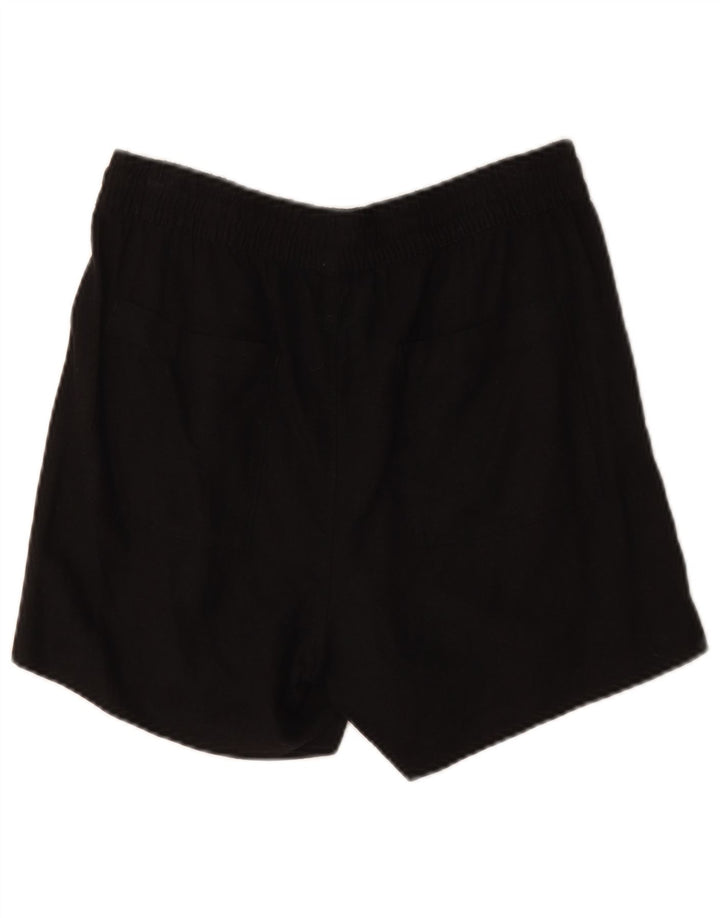 Shorts Chino Feminino Marks & Spencer Reino Unido 12 Médio W30 Linho Preto