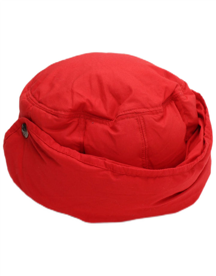 Boné acolchoado com aba de orelha masculino Diadora vermelho médio