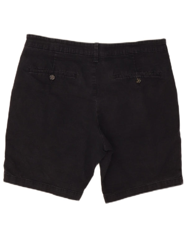 Shorts chino masculino Marks & Spencer W34 grande algodão azul marinho