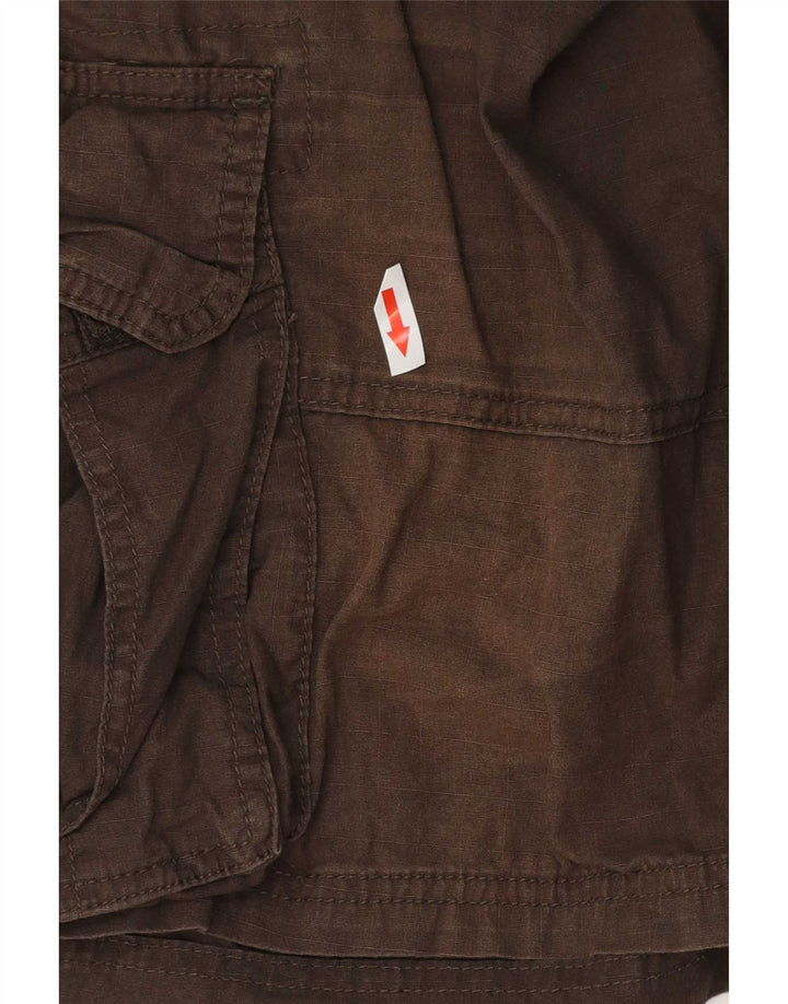 Shorts cargo masculino Fat Face XL W40 algodão marrom