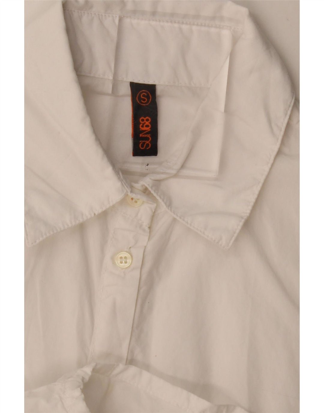 Vestido camisa feminino Sun68 Reino Unido 10 pequeno branco