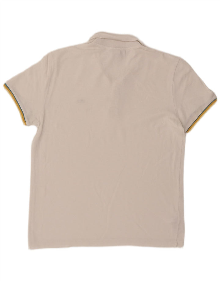 Camisa polo masculina Lacoste Slim Fit tamanho 5 grande algodão branco