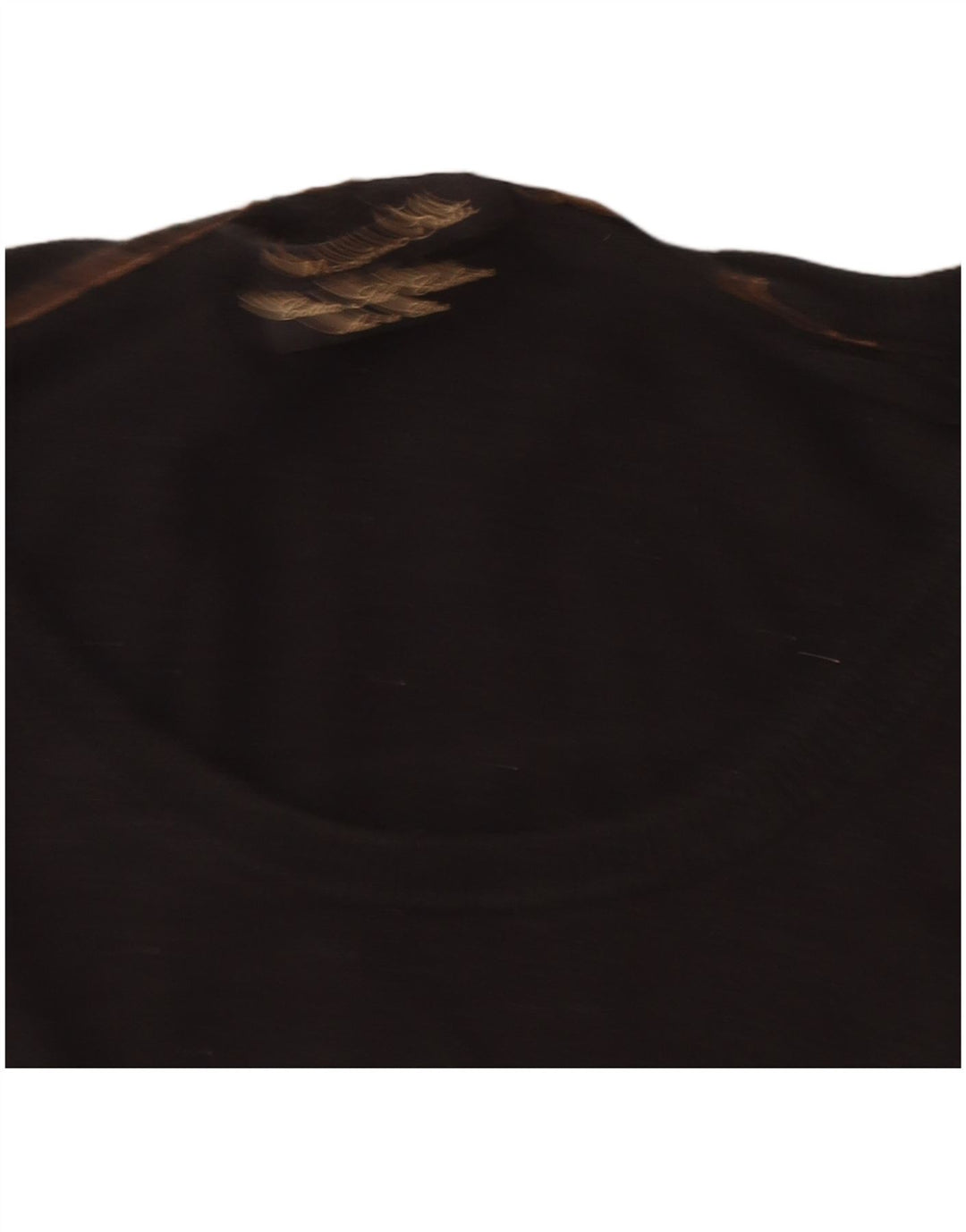 Suéter masculino Massimo Dutti com gola canoa e algodão preto pequeno