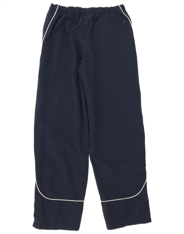 Calça de treino masculina Nike UK 38/40 poliéster azul marinho médio
