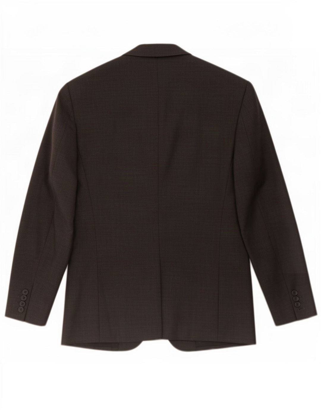 Jaqueta blazer masculina All Saints com 2 botões Reino Unido 38 poliéster preto médio