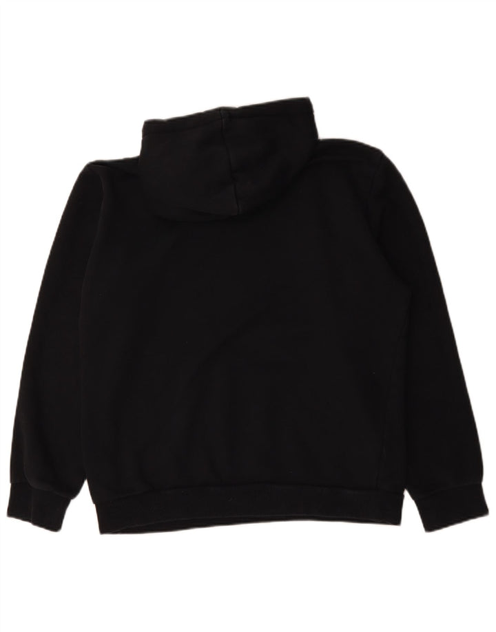 Puma masculino gráfico moletom com capuz médio algodão preto