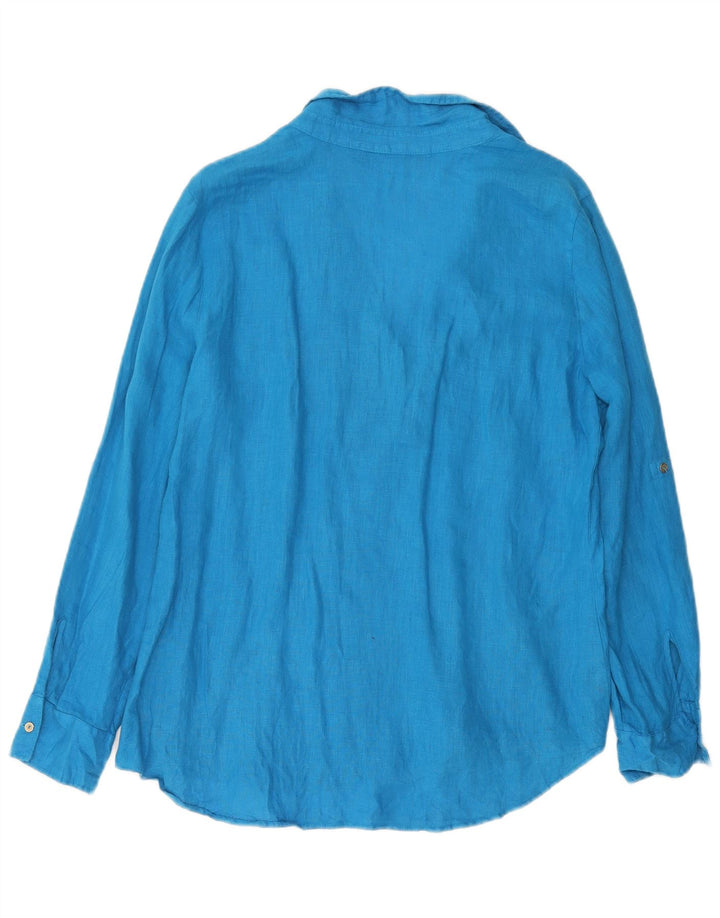 Pulôver feminino ZARA UK 16 grande azul