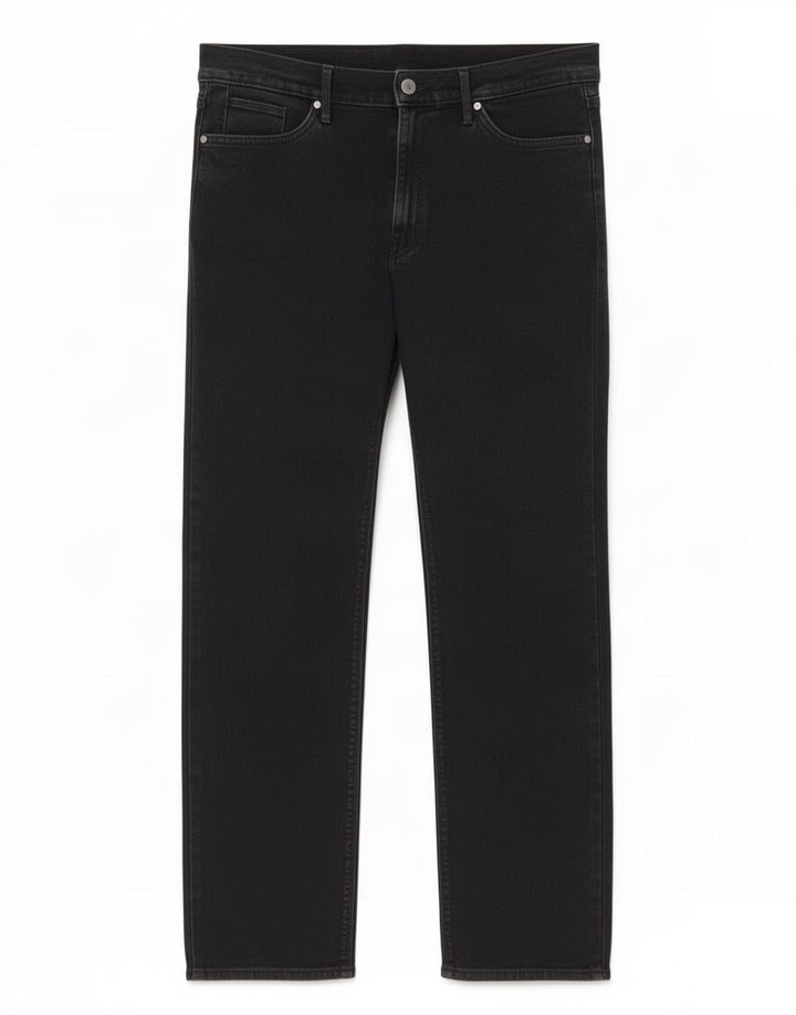 Jeans retos masculinos Marks & Spencer W36 L31 algodão preto