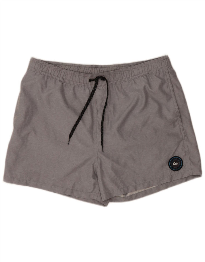 Shorts de natação masculino Quiksilver XL cinza poliéster