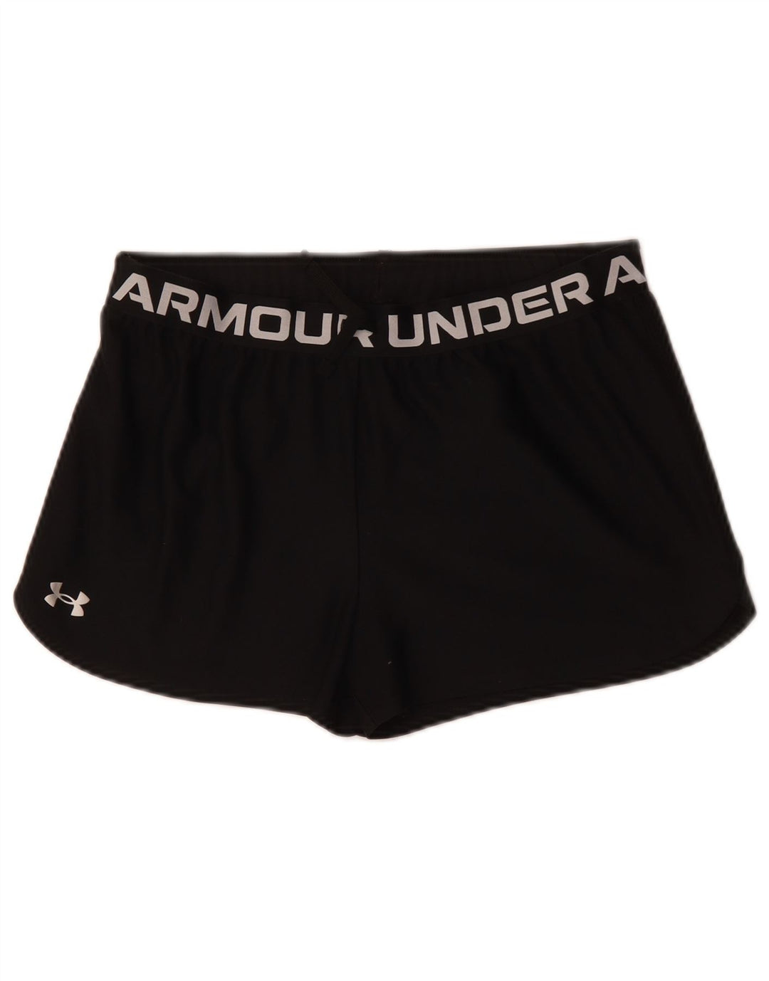 Shorts esportivos gráficos UNDER ARMOUR para meninas 13-14 anos XL preto poliéster
