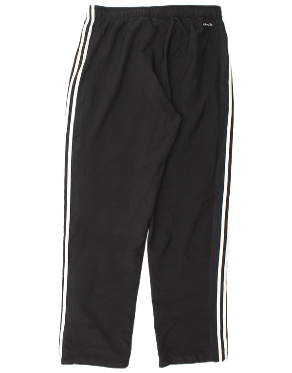 Calça de treino masculina Adidas grande poliéster preto
